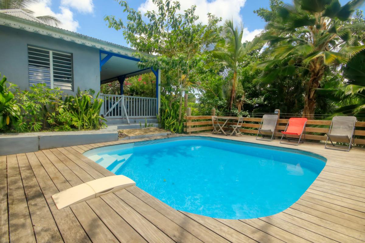 Villa piscine privée Trois Ilets Martinique - Piscine privative ensoleillée